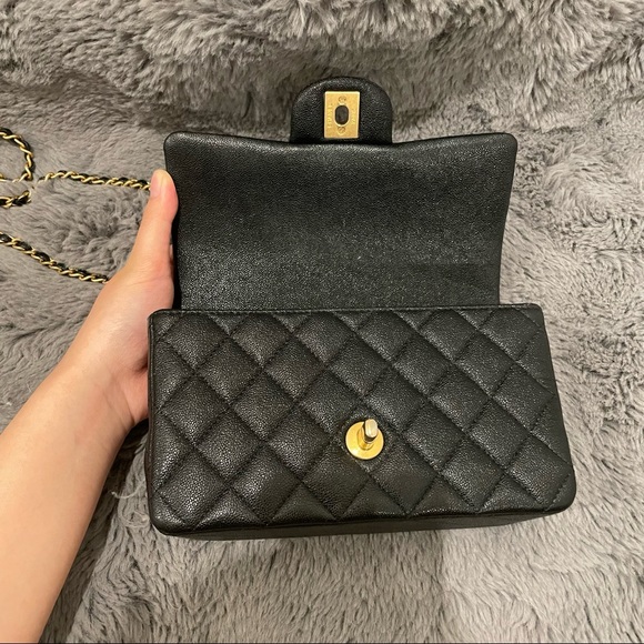 Chanel mini top handle caviar - Picture 6 of 16